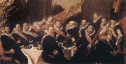 Frans Hals Banquet of the Office of the St George Civic Guard in Haarlem Sweden oil painting artist